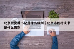 北京村党委书记是什么级别›北京市的村支书是什么级别
