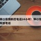 南京禄口疫情防控电话24小时：禄口疫情防控指挥部电话