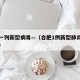 合肥一列新型病毒—（合肥1例新型肺炎疑似病例）