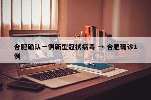 合肥确认一例新型冠状病毒 → 合肥确诊1例